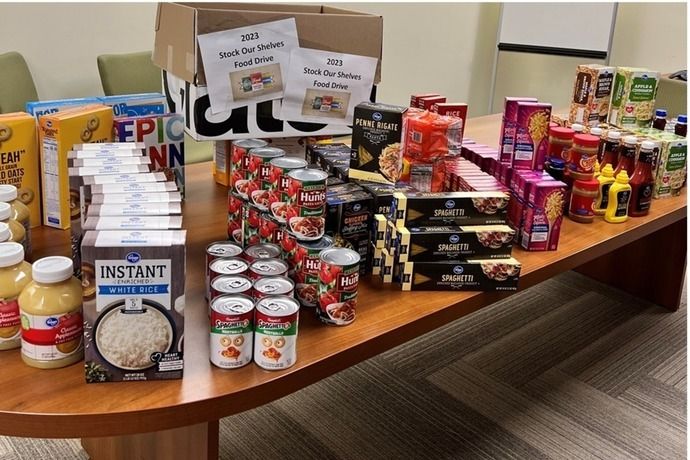 Stock Our Shelves Food Drive for the Suncoast Credit Union Employee Pantry!