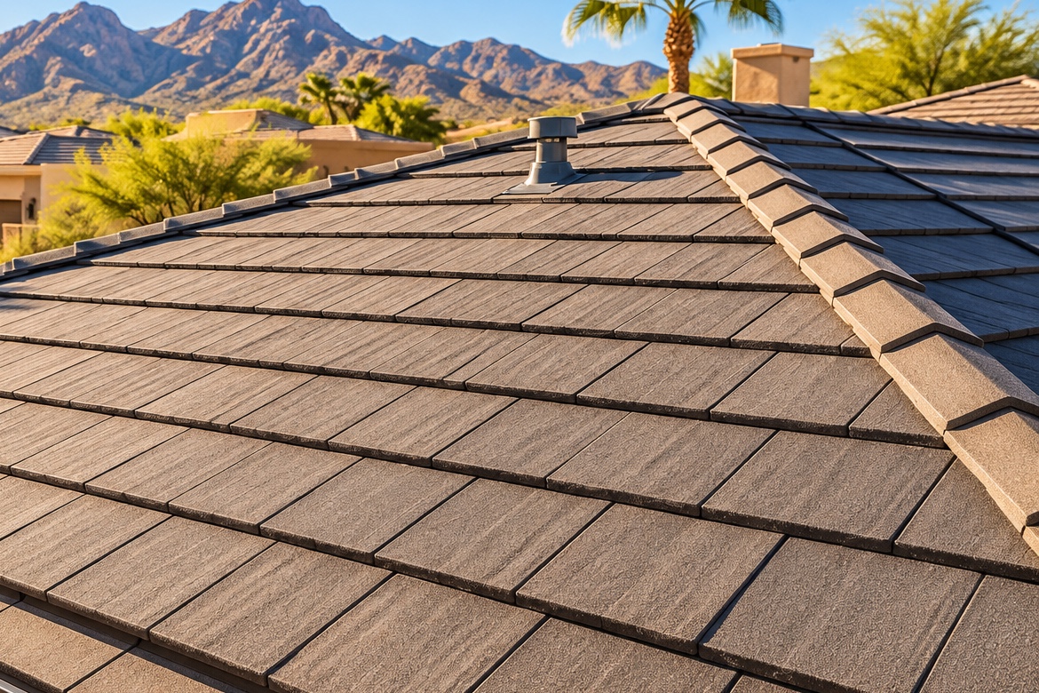 Roofing materials for wildfire damage reduction