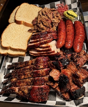 example of Blue Line Q Texas Style BBQ's work'