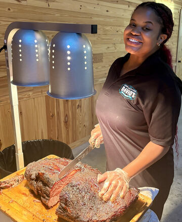 example of David's BBQ's work'
