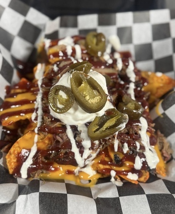 example of Four Smokes Southern BBQ's work'