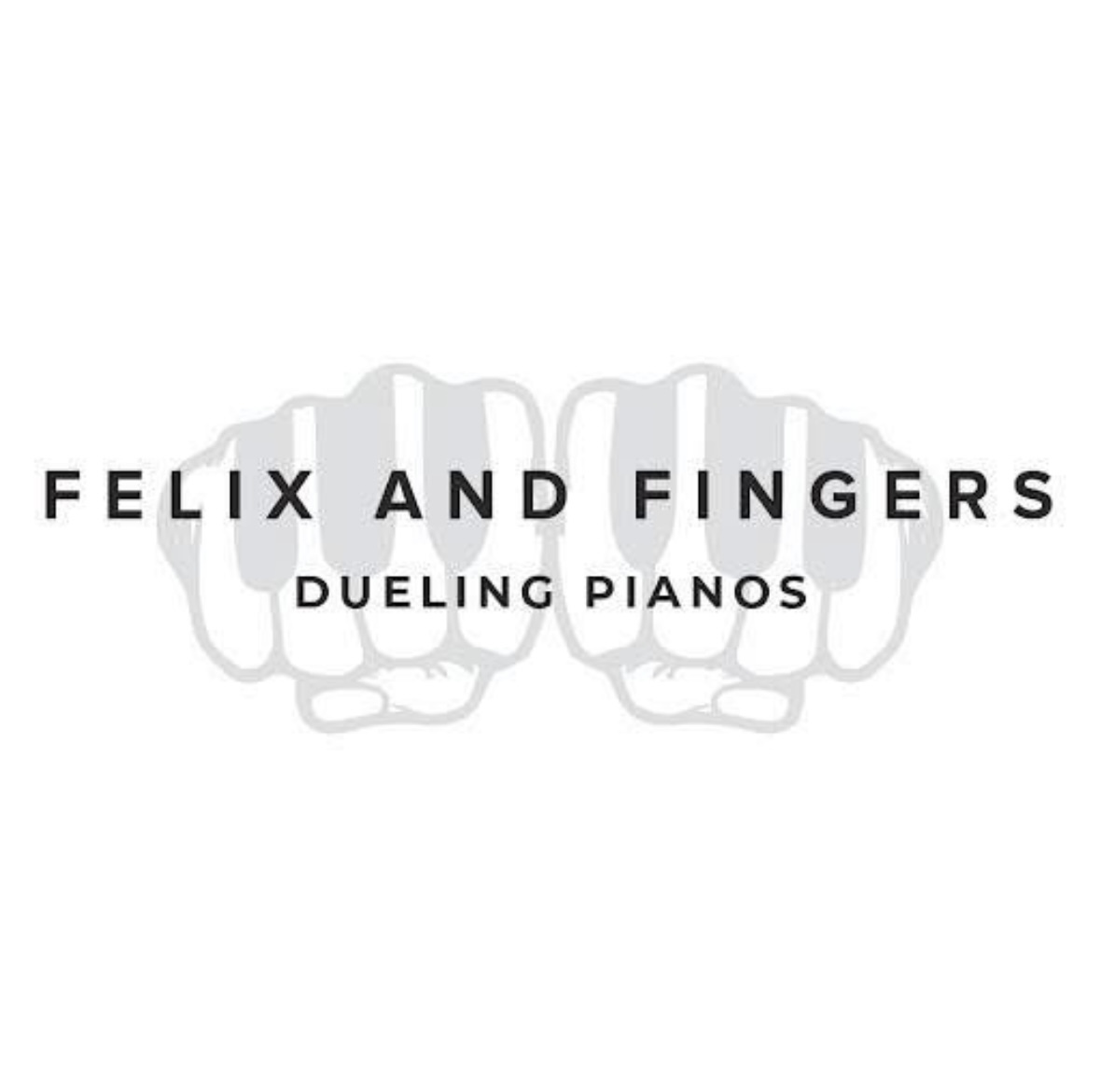 Felix and Fingers Dualing Pianos logo