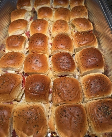 example of Peas & Carrots Catering's work'