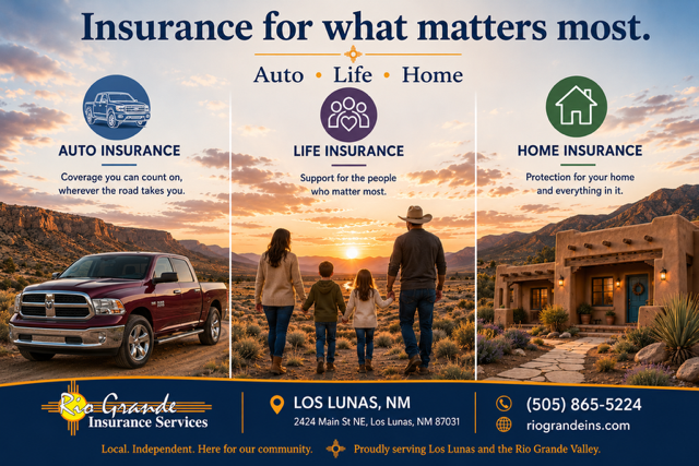 Auto Insurance, Life Insurance, and Home Insurance