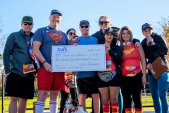 Donating funds to Stripes of a Warrior foundation 2020