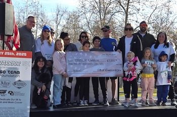 Donating funds to Stripes of a Warrior foundation 2026