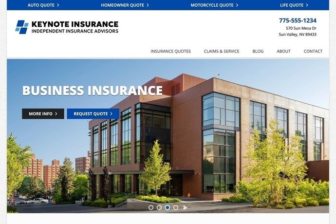 Keynote template screenshot
