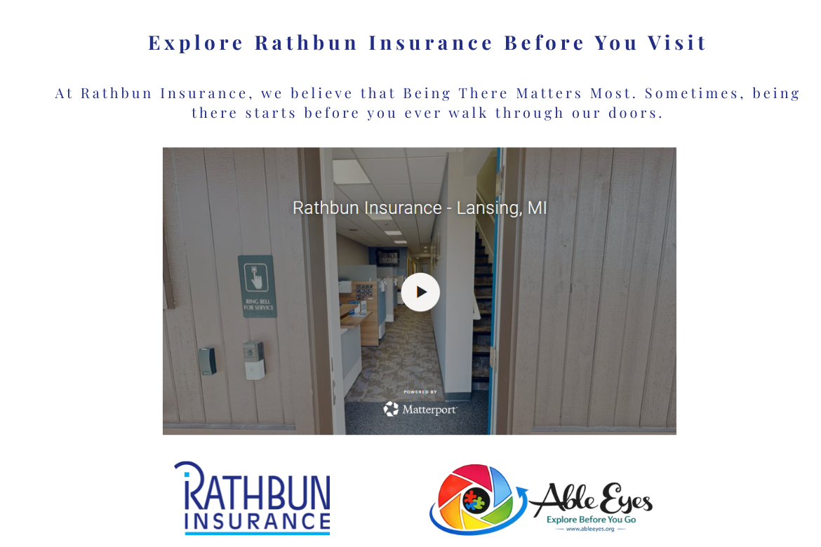Lyon Rathbun Explore Rathbun Insurance Before You Visit: Our New Able Eyes Virtual ...